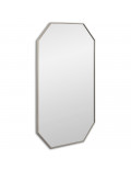 Восьмиугольное зеркало в серебряной раме Stilig M Silver (Стилиг) Smal 65*97 см в интернет-магазине зеркальной мастерской ЗЕРКАЛА-М фото 1 