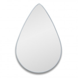 Зеркало-капля в серебряной раме Droppe Silver (Дроп) Smal 40*60см 