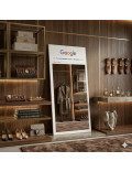 Настенное и напольное декоративное зеркало с изображением поиска Google (Гугл) в интернет-магазине зеркальной мастерской ЗЕРКАЛА-М фото 10 
