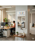 Настенное и напольное декоративное зеркало с изображением поиска Google (Гугл) в интернет-магазине зеркальной мастерской ЗЕРКАЛА-М фото 1 